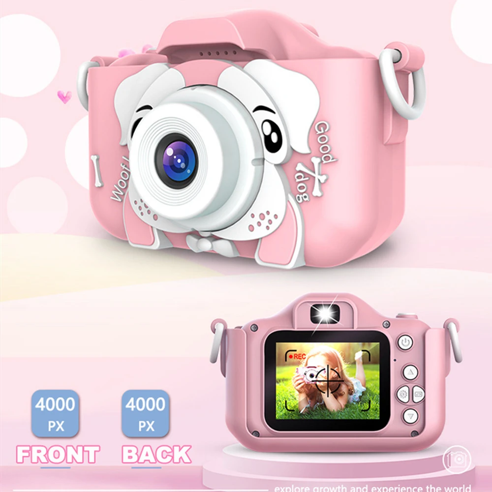 2 0 дюймовая детская мини камера Цифровое фото видео объектив передней и задней