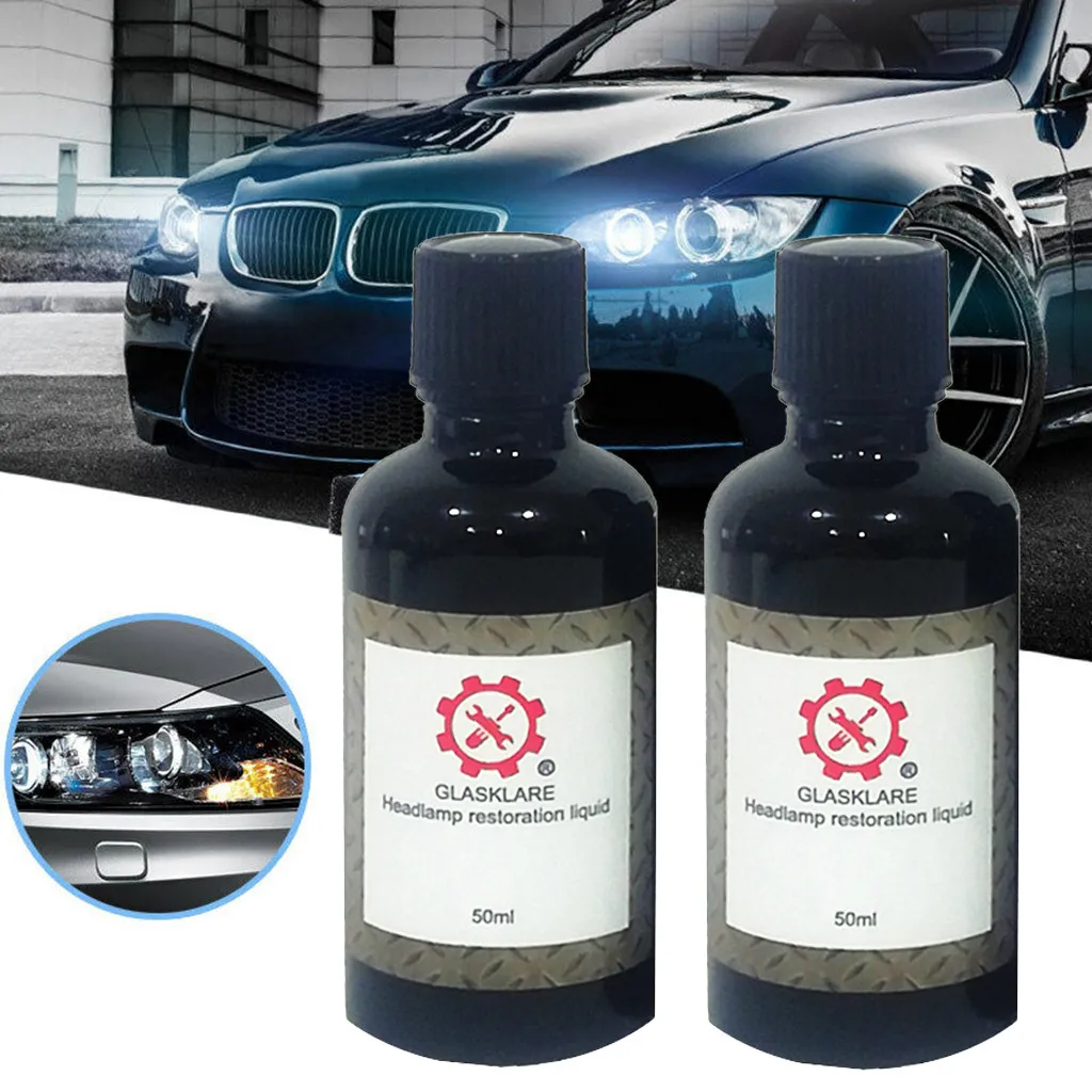 Набор для ремонта автомобильных фар жидкость полировки и окисления царапин на