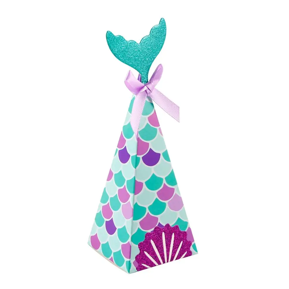 Подарочная коробка конфет с хвостом маленькой Русалочки праздничные сувениры