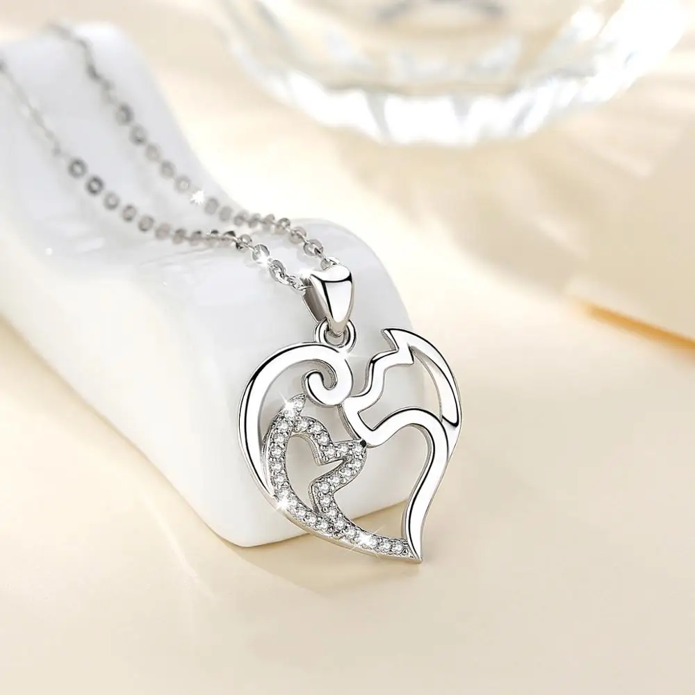 Eudora 925 Sterling Silver Horse Head Necklace Pendant horn horse Equestrian Jewelry Animal Pendants CYD133 | Украшения и