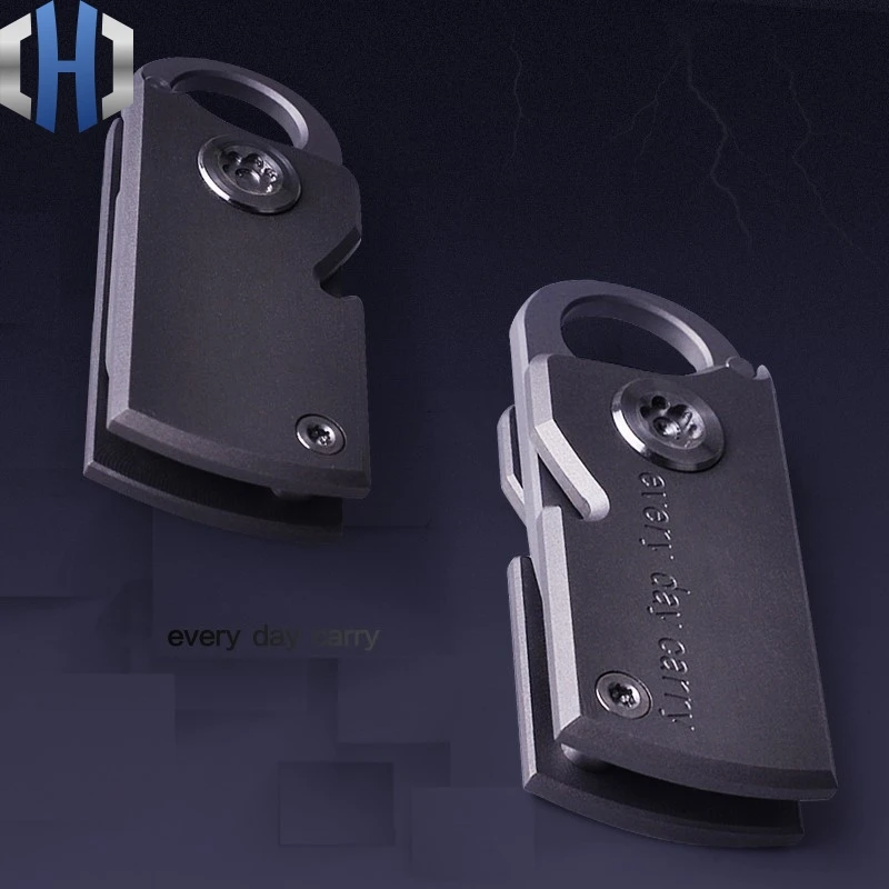 Карманный мини брелок складной нож Экспресс выход из коробки для резки EDC Outdoor Tc4