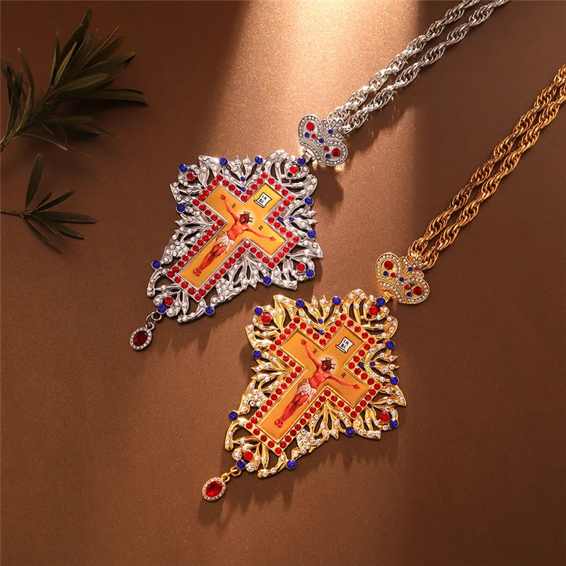 Крест молитвенный крест ожерелье подвеска кресты Иисуса христианское