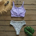 Женский купальник, бикини 2021, дизайнерский комплект бикини с высокой талией, спортивные топы, купальный костюм, женская пляжная одежда с подкладкой, бикини