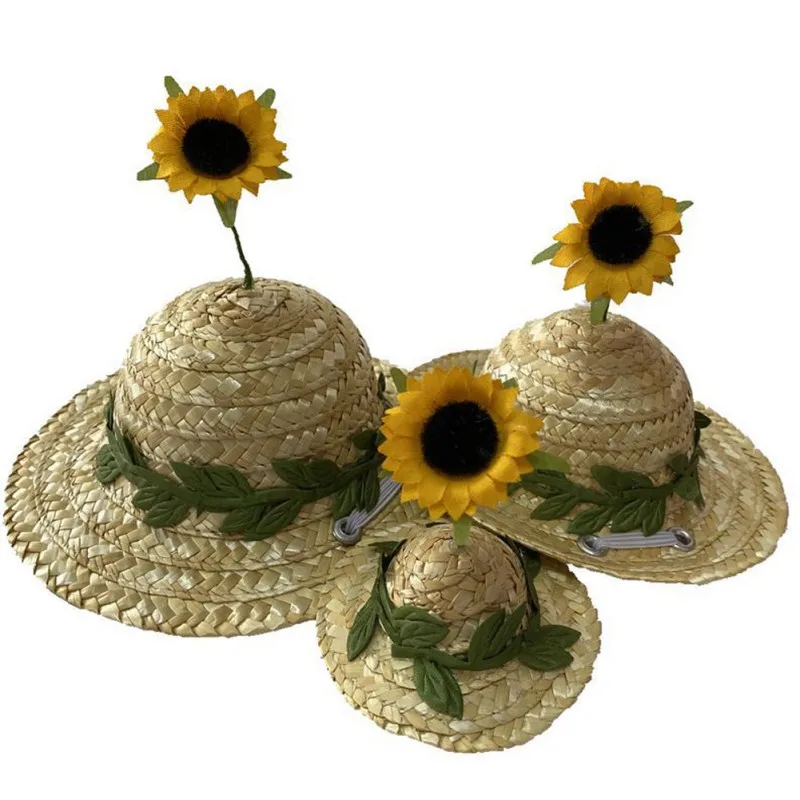 Солнцезащитная шляпа в виде подсолнуха для домашних животных |