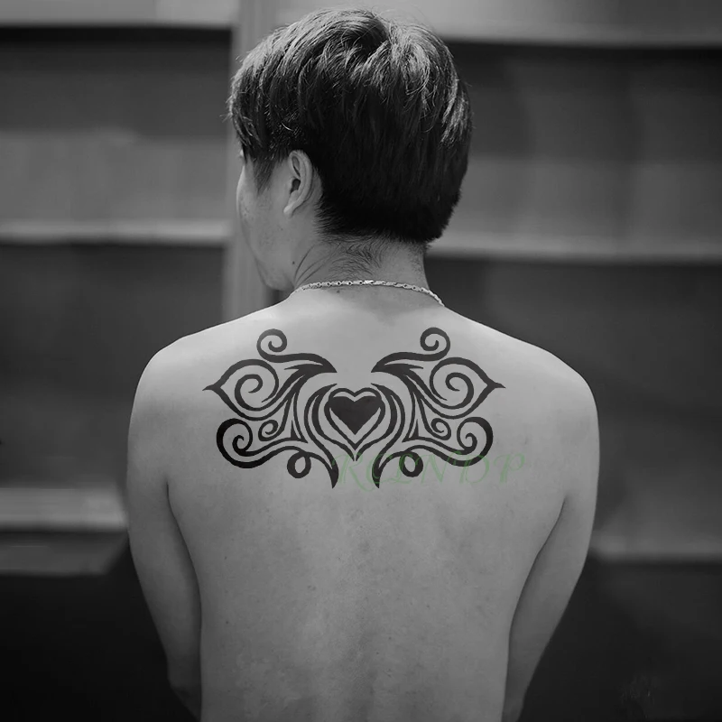 

Waterproof Temporary Tattoo Sticker Tribal totem lotus henna tatto stickers flash tatoo fake tattoos tatouage for girl women men