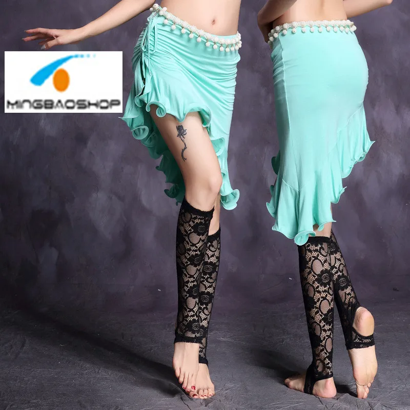 

Belly Dance Practice Suit Wave Pulling Short Skirt Female Adult Performance Suit anime cosplay halloween costumes for women