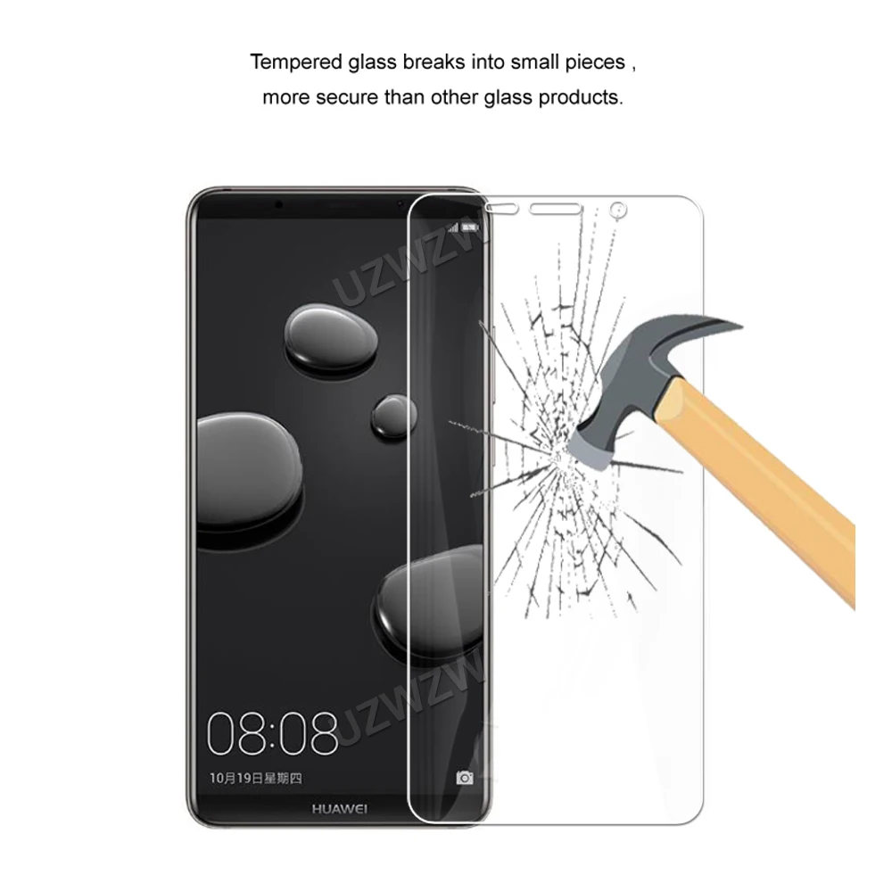 Закаленное стекло для Huawei Mate 10 / Pro прозрачная защитная пленка HD 0 3 мм Твердость 9H