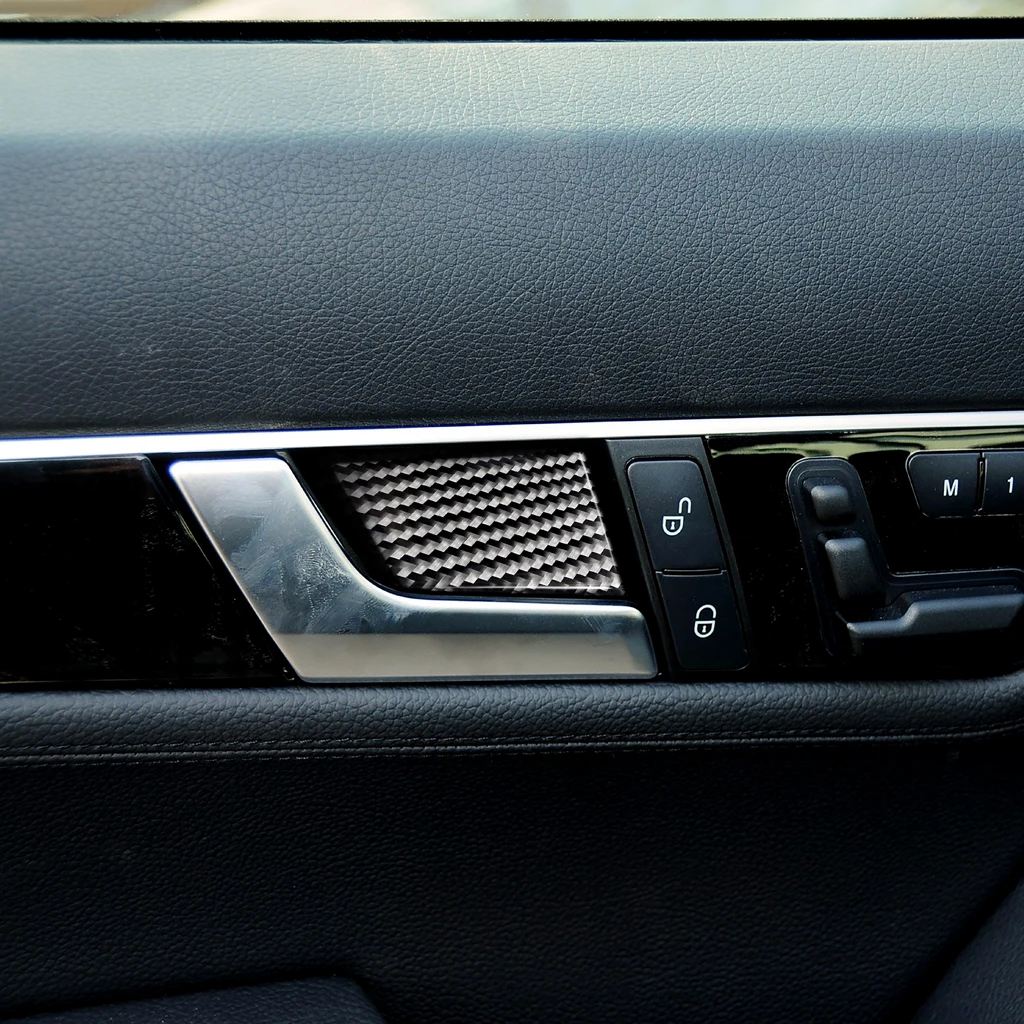 Upgrade Auto Decoration for Mercedes C Class E W204 W212 Car Interior Door Handle Bowl Cover Trim Stickers Accessories | Автомобили и