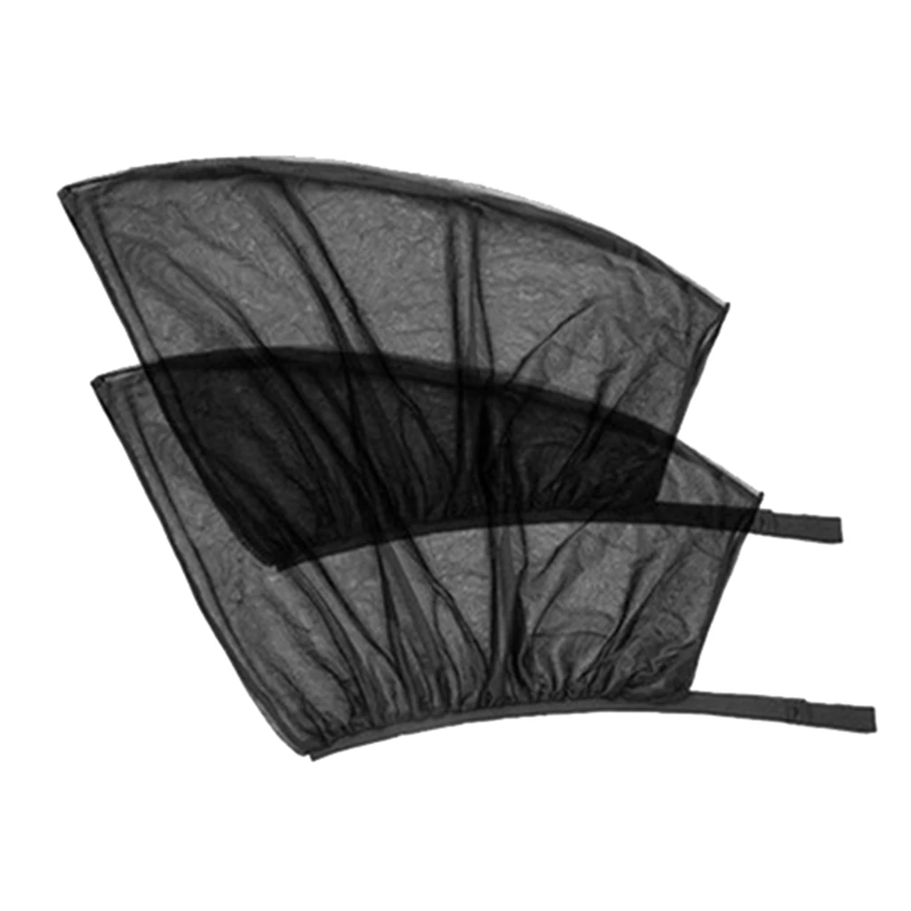 

2Pcs Car Sunshade Visor Rear Side Window Sun Shade Mesh Fabric Sun Visor Shade Cover Shield UV Protector Sunshade Parasols