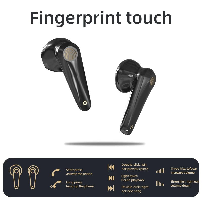 TWS беспроводные наушники Bluetooth с шумоподавлением гарнитура Hi Fi вкладыши Hands free ные