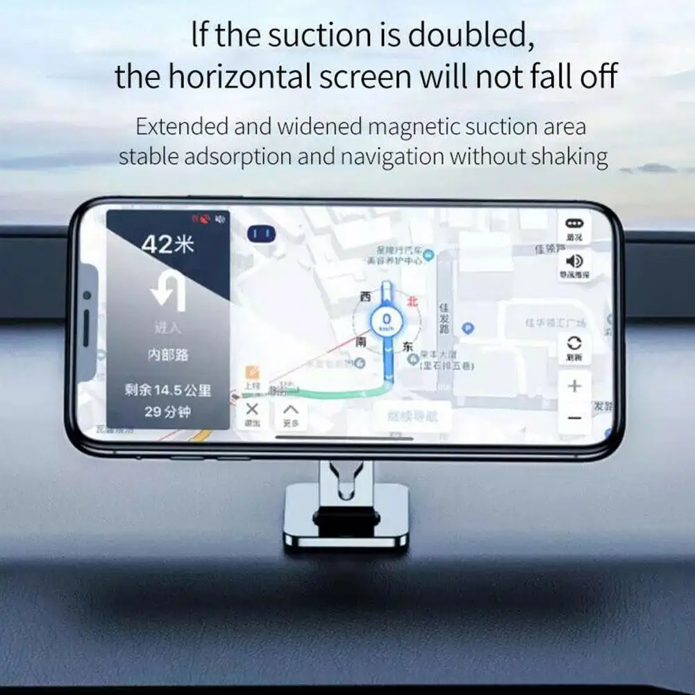 Универсальный магнитный автомобильный держатель для телефона поворот на 360