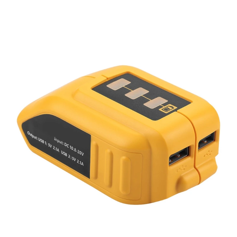 

Electric Tools Accessories DCB090 Power Li-ion Battery Adapter Battery Converter Connector Full-USB Converter