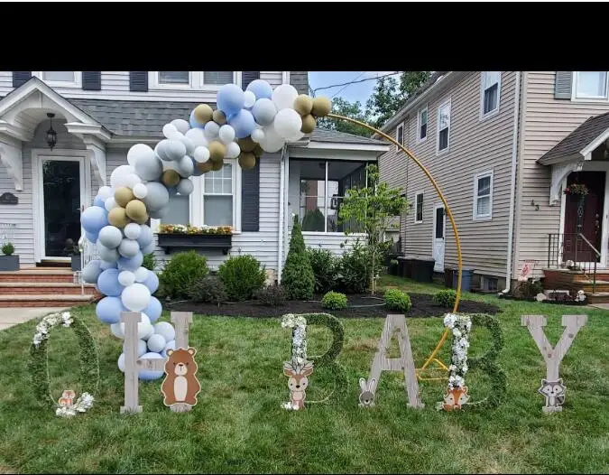 

FAST SHIPPING Large Size Golden Metal Circle Balloon Arch Decoration