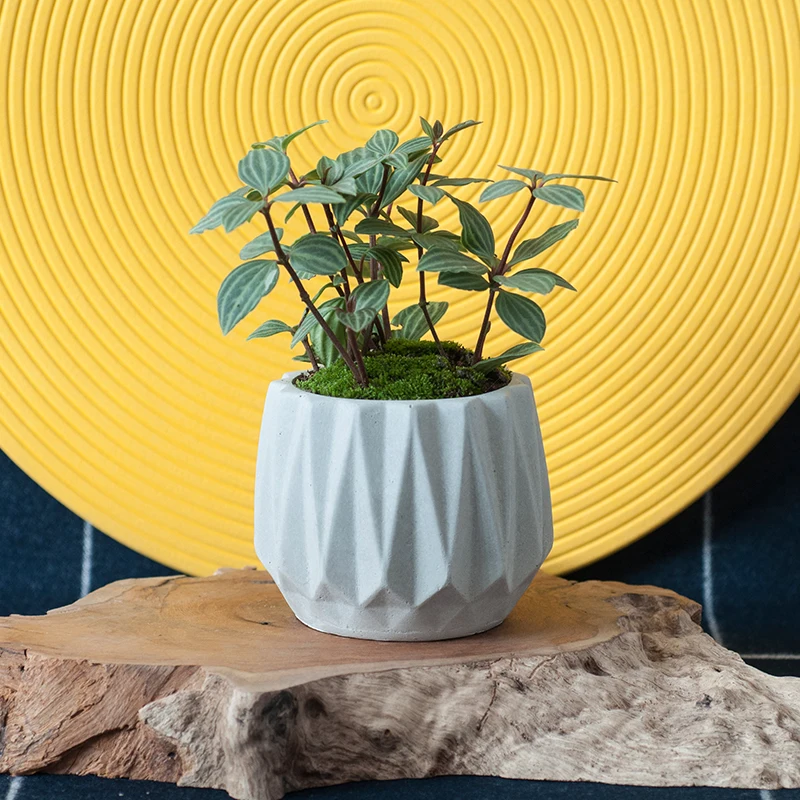 Креативная форма для бетона цветочный горшок емкость ручек современная хранения