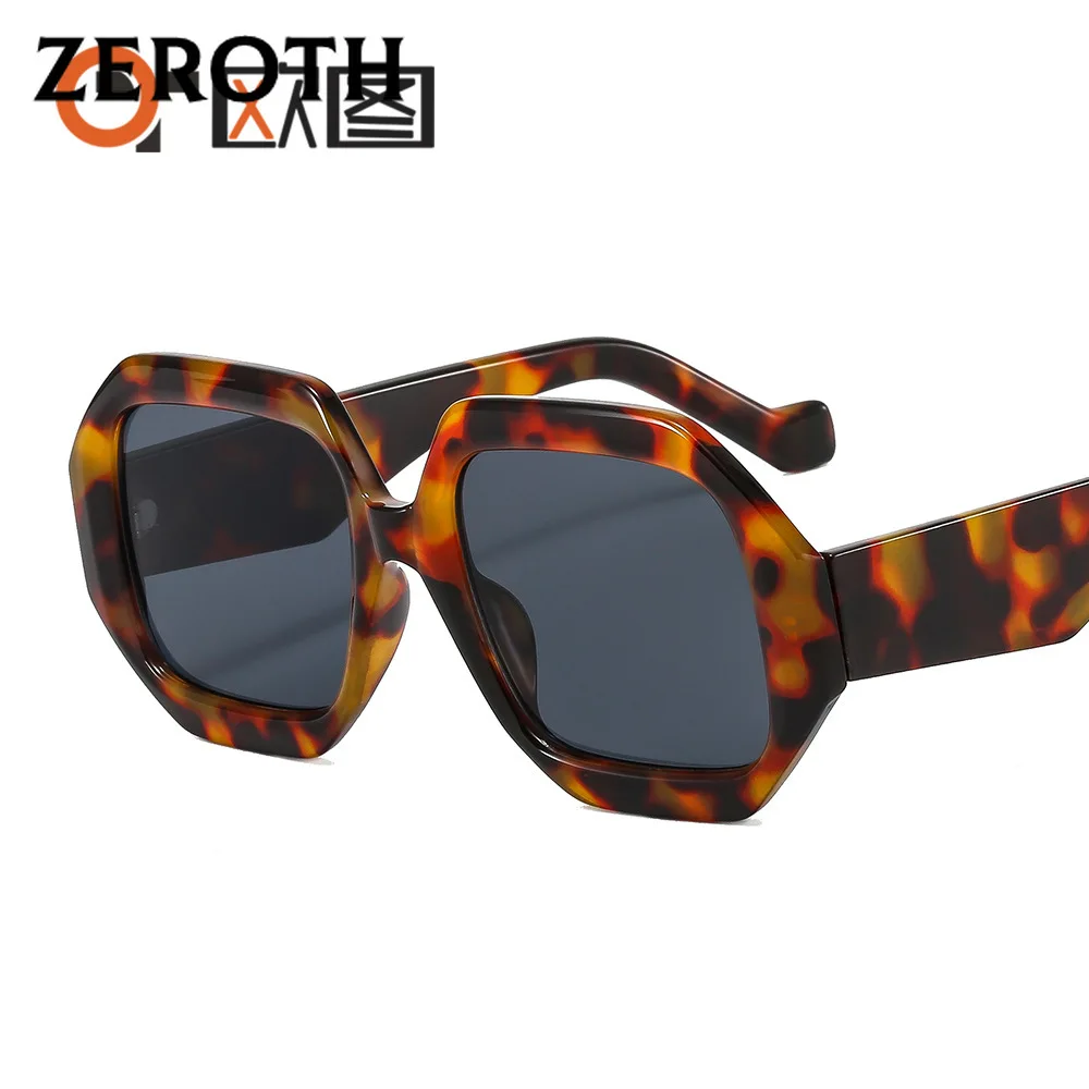 

Fashion Square Polygonal Sunglasses Women Large Sunglass Vintage Sun Glass Men Luxury Brand Design Eyewear UV400 Gradient Shades