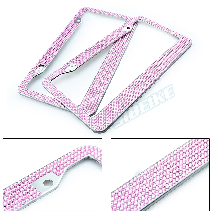 Рамка для номерного знака с кристаллами девочек 2 шт. | Автомобили и мотоциклы