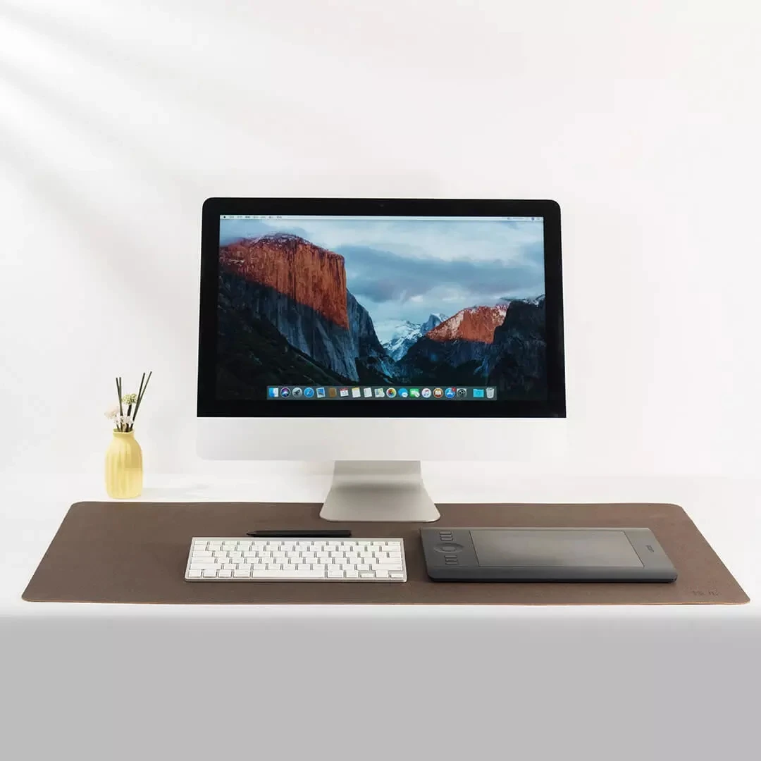 

Original Xiaomi big mouse pad oak wood grain waterproof material for Office Gaming Anti-slip Mouse-pad Computer laptop desk pad