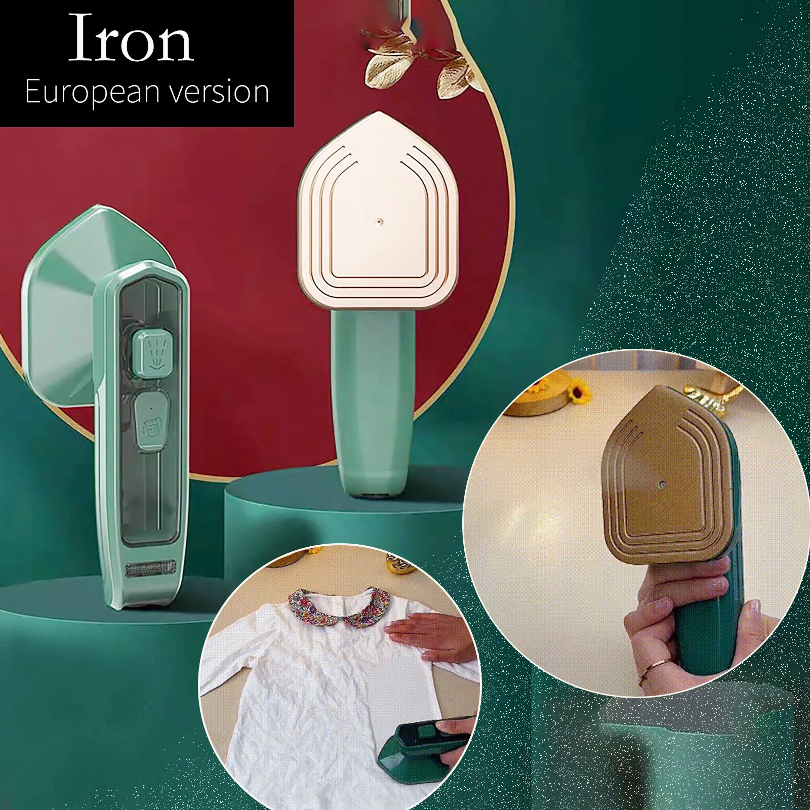 

Бытовой ручной подвесной Утюг, портативный утюг, Электрический отпариватель для одежды, мини-гладильная машина для дома, путешествий, быстр...