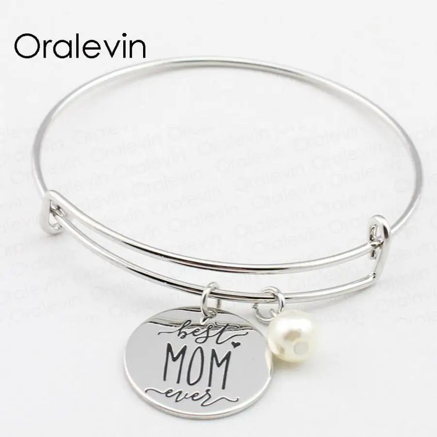 Вдохновляющие Подвески BEST MOM с ручной гравировкой подвеска серебряного цвета