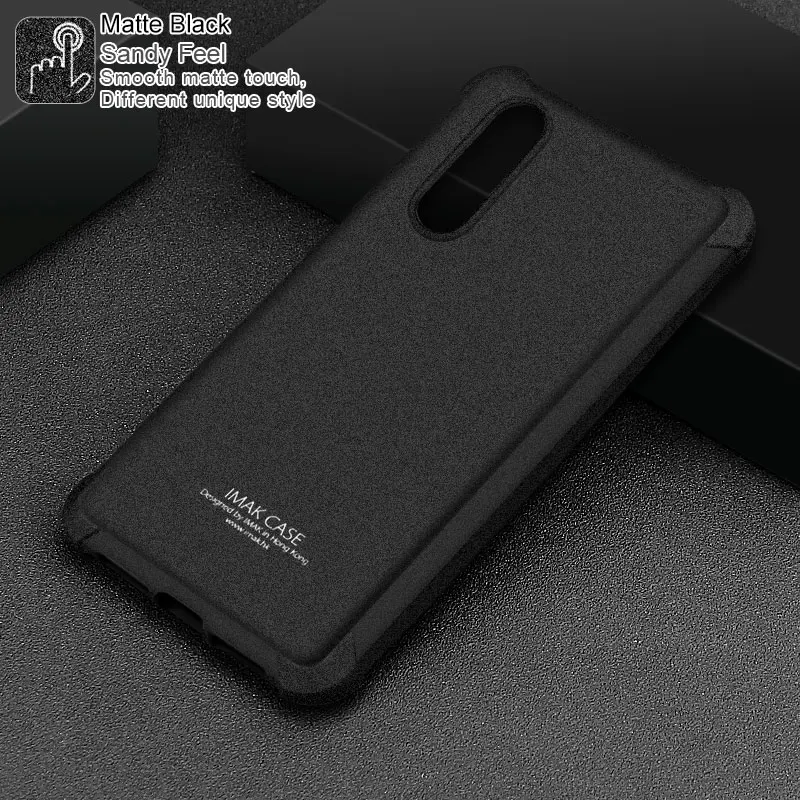 Matte Black IMAK углы подушка безопасности противоударный чехол для Sharp Aquos S2 Мягкий ТПУ чехол для Sharp S2 двойной полный чехол матовый чехол пленка для экрана - Цвет: Matte Black