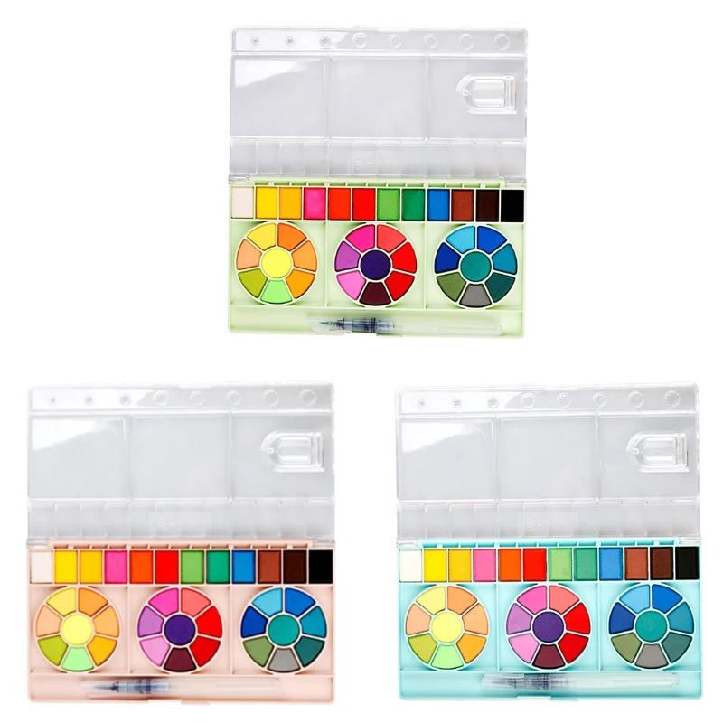 

36 Color Watercolor Paint Set, 1 Water Brushes, Art Supplies for Beginners