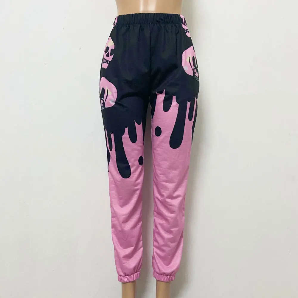 

ZOTTSOZ Harem Trousers Casual Loose Fashion Multi Pattern Print Pants Women Streetwear Harajuku Cargo Jogger Sweatpants Female