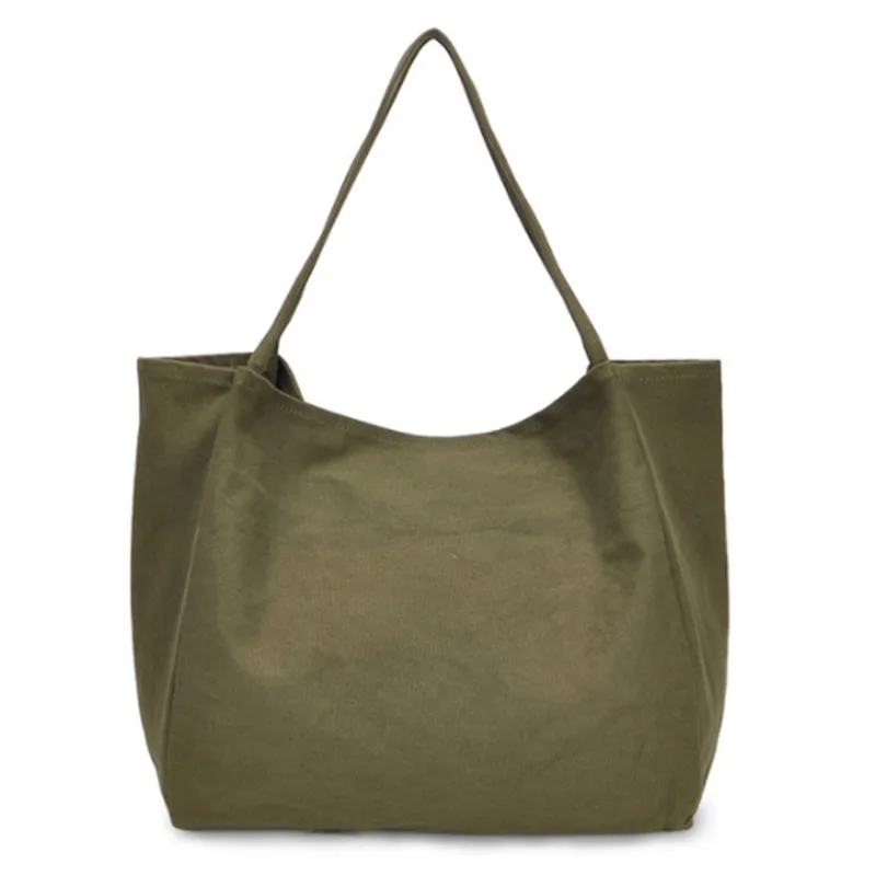 Women Handbag Canvas tote Casual Soft Solid Lady Shoulder Bags luxury handbags women bags designer sac main femme | Багаж и сумки
