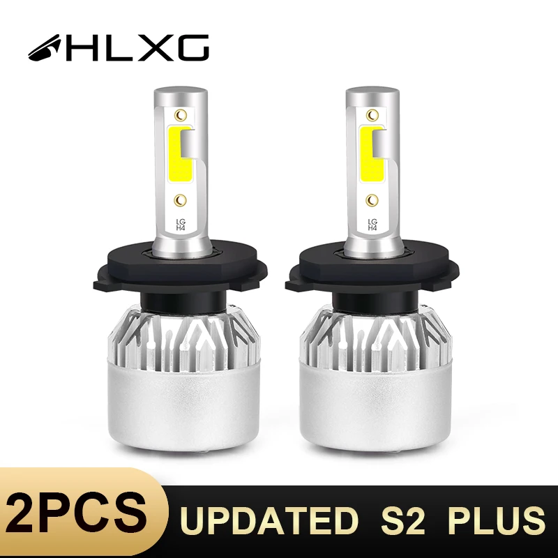 HLXG H4 комплект фар 72W фары для 8000LM H1 H3 Авто 5000 К 6500 8000 противотуманная фара H11 H8 H9
