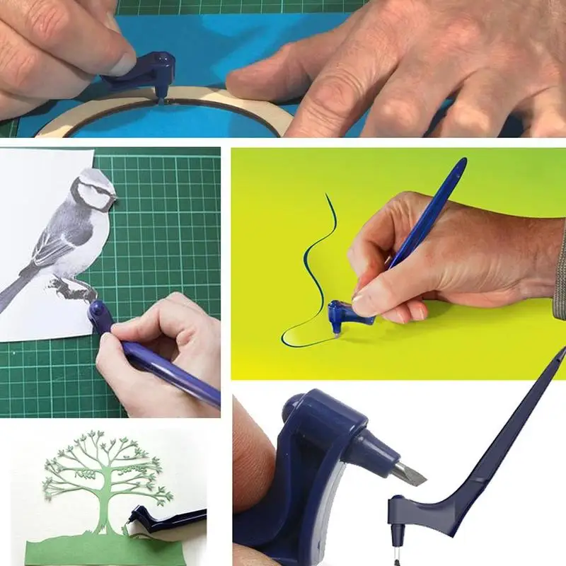 

Carving Knife Blades Wood Carving Tools DIY Fruit Craft Sculpture Engraving Art Cutting Stationery Tool 360 Rotating Blade
