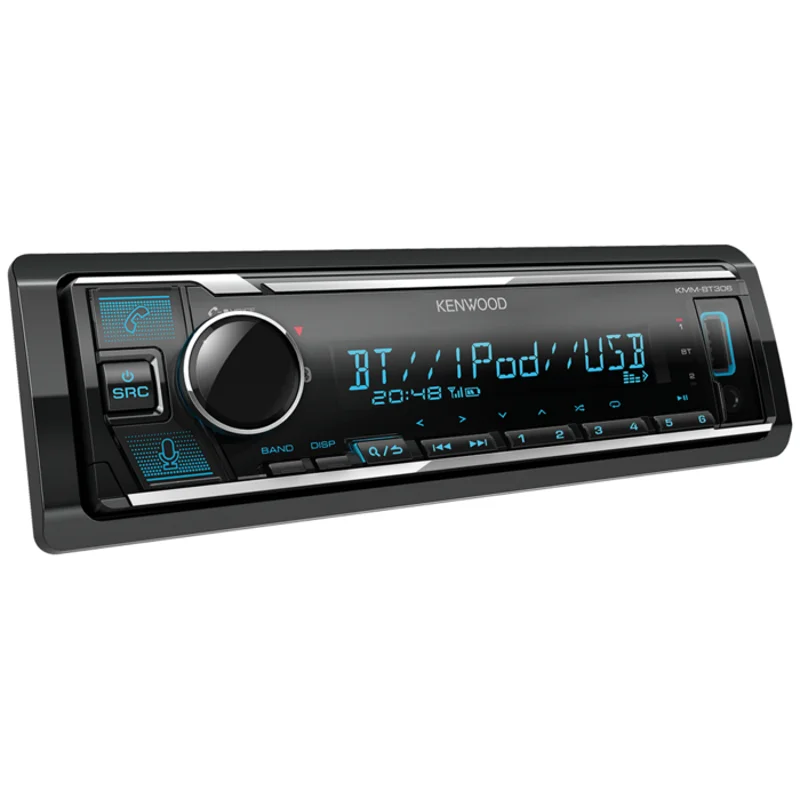 Автомагнитола Kenwood KMM BT306 1DIN USB/MP3/iPod/Android/Bluetooth|MP3-плеер для авто| |