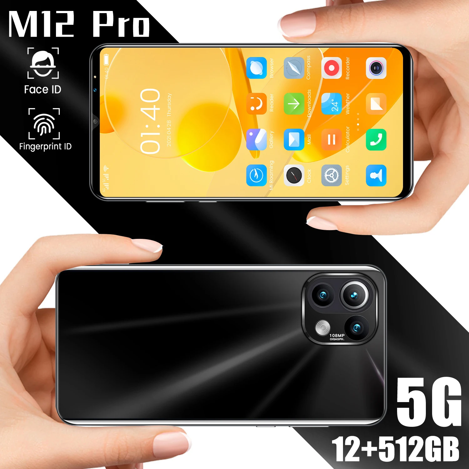

[World Premiere] Global Xiaomi 11 Smartphone 12GB RAM 512GB ROM Android 11.0 system, fast charge, HD screen, 5G network, GPS