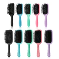 handle frosted black fluffy hairdressing airbag air cushion hair brush scalp massage comb anti tangling airbag plate comb