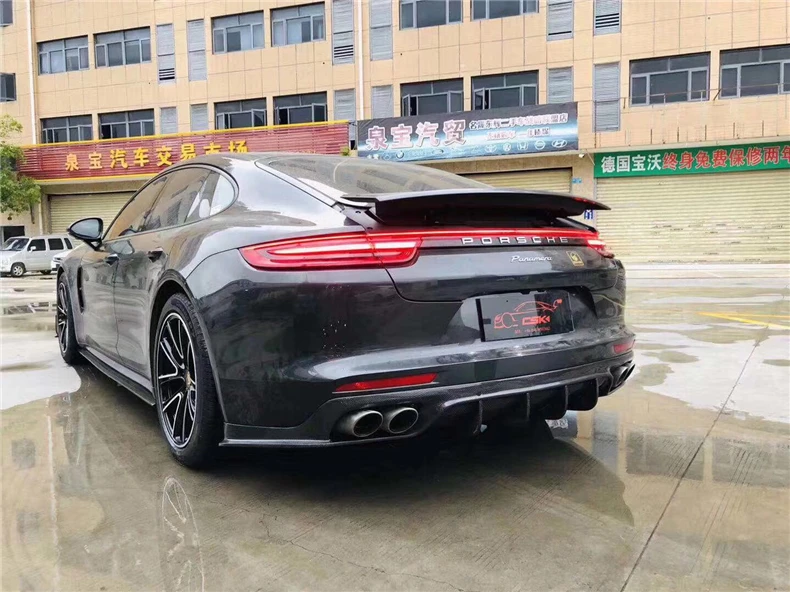 Для Porsche Panamera 971/ Turbo 2017 2018 2019 2020 диффузор переднего и заднего бампера из