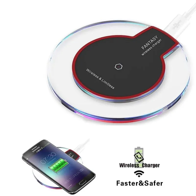 KK & LL QI Быстрый Беспроводной Зарядное устройство для быстрой зарядки с usb портом