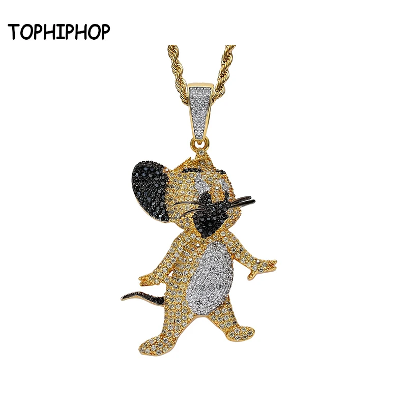 Классическая Подвеска TOPHIPHOP с изображением персонажа мультфильма мышки Джерри