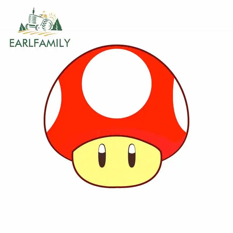 Автомобильная наклейка EARLFAMILY 13 см х 9 7 с изображением супер-Марио-гриба