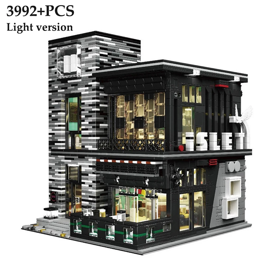 

3992 шт., Детский конструктор MOC, паб и ресторан