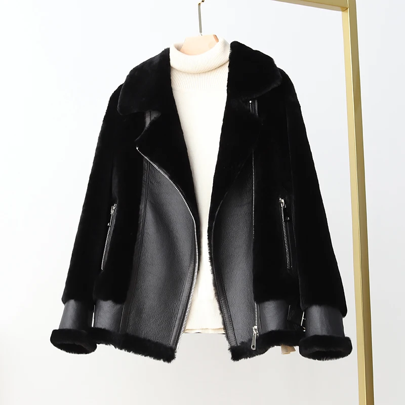 

Tajiyane Winter Coat Women 2020 Real Fur Coats Woman 100%wool Jacket Female Genuine Sheepskin Jackets Clothes Mujer Parkas TN674