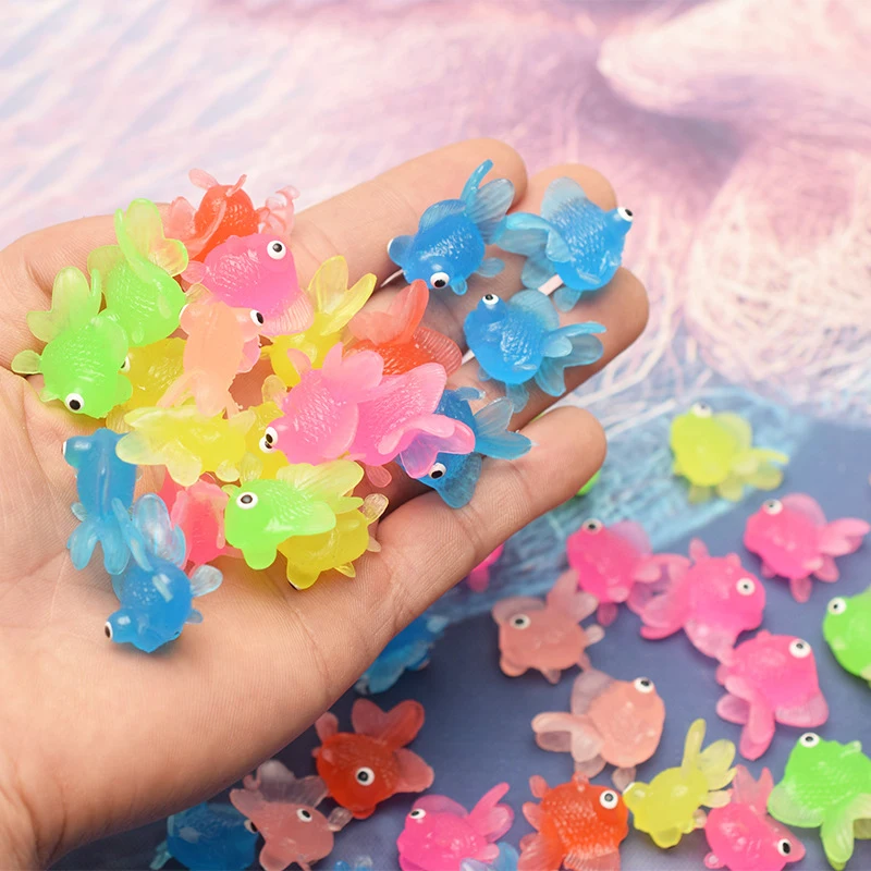 Рыбацкая рыба имитация мягкая Золотая рыбка большие глаза мультфильм Мини