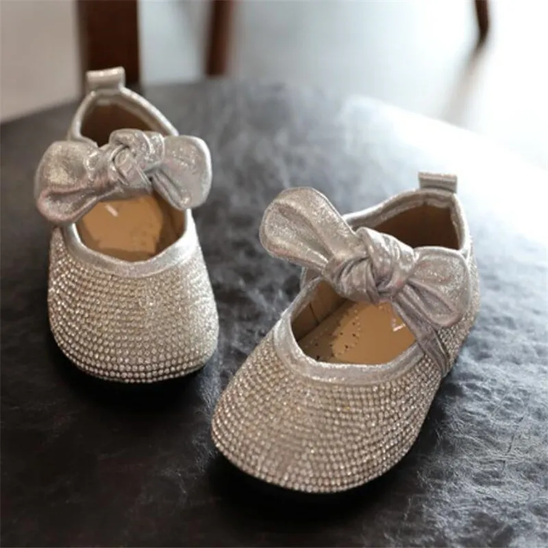 2020 Весенняя детская обувь для маленьких девочек с бриллиантами Детская