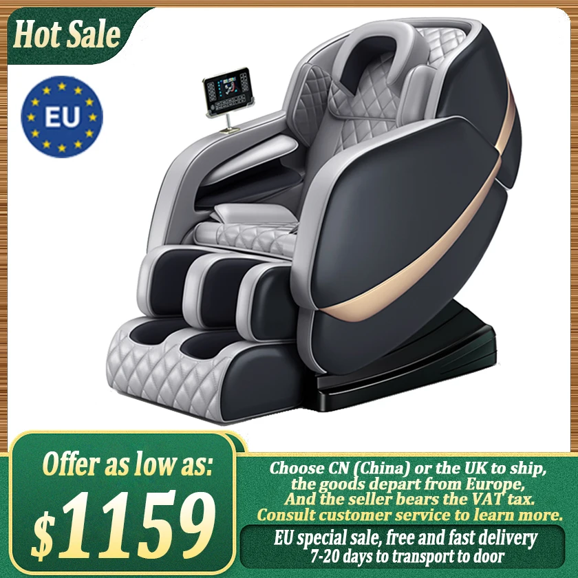 

AYIYUN роскошное интеллектуальное кресло для массажа всего тела с нулевой гравитацией, Bluetooth Музыка + подголовник U-образной подушки + ЖК-диспле...