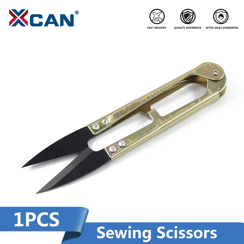 

Gold Color 1 Pcs Handheld Sewing Embroidery Thread Cutter Snips Scissors Fishing Craft