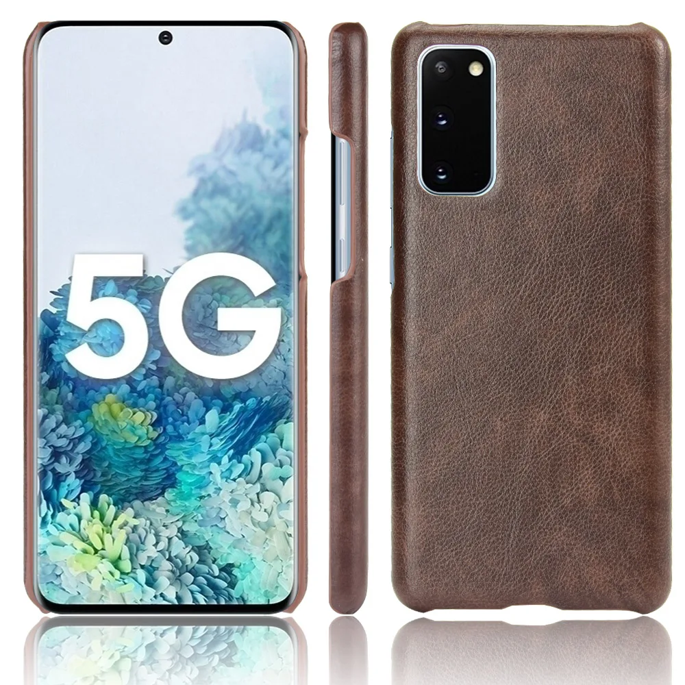 Точный вырез личи кожаный чехол для Samsung Galaxy S20 FE A21S A31 A51 A71 A81 A91 M31s A52 A32 A72 5G