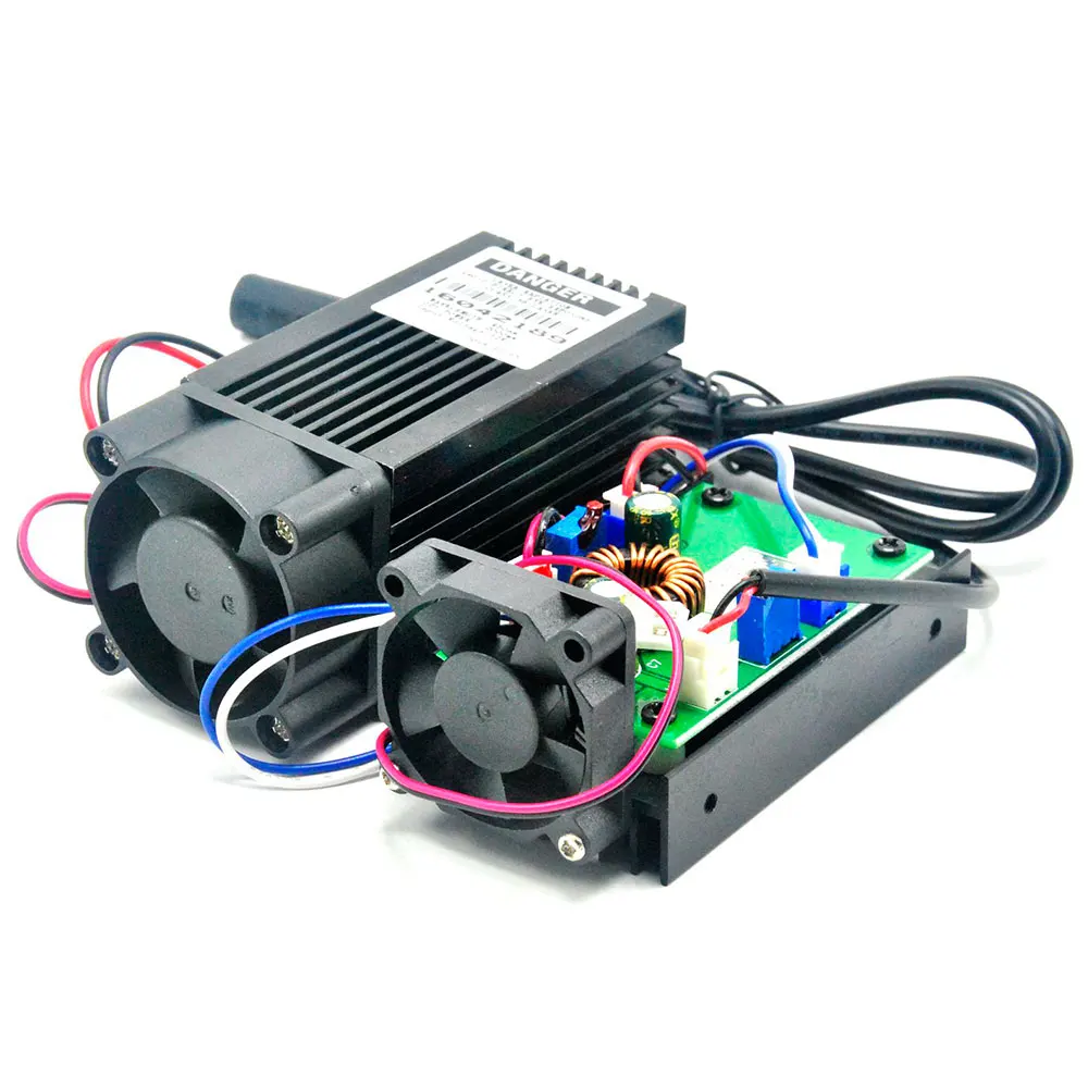 Фокусируемый мощный 445 нм 450 2000/4000 МВт синий гравировальный лазерный точечный