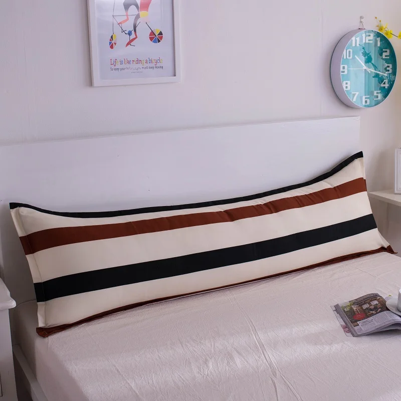 Классическая длинная наволочка с цветами и рыбками двойная для кровати 1 2 м/1 5 8 м