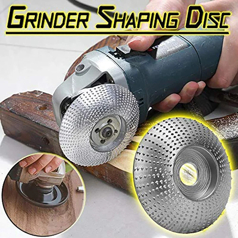 

Woodworking Grinder Shaping Disc Tungsten Carbide Abrasive Angle Grinder Wheel Wood Carving Grinding Disk (2 Pcs)