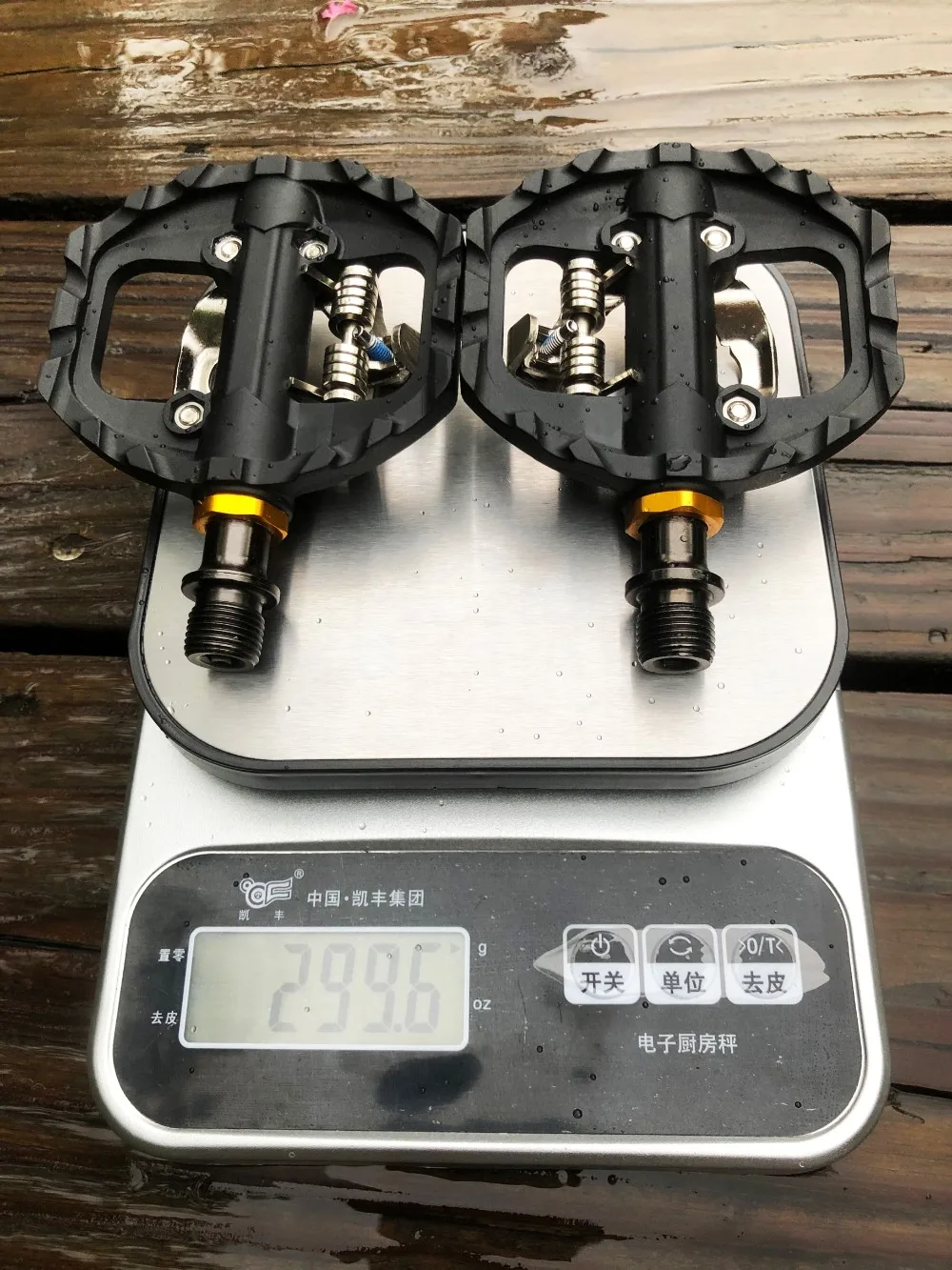 Педаль для горного велосипеда с самоблокировкой нейлоновый DU + 3-дюймовый