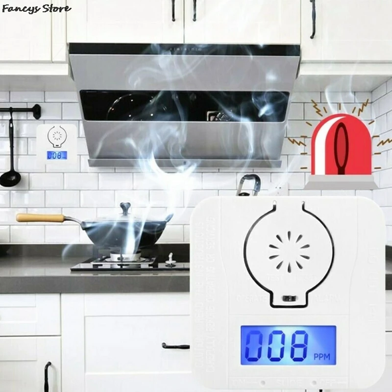 

Household Security Gas Detector Natural/CH4/CO Profession Kitchen/Household Gas Leak Alarm Detector Industrial Sensor Protection