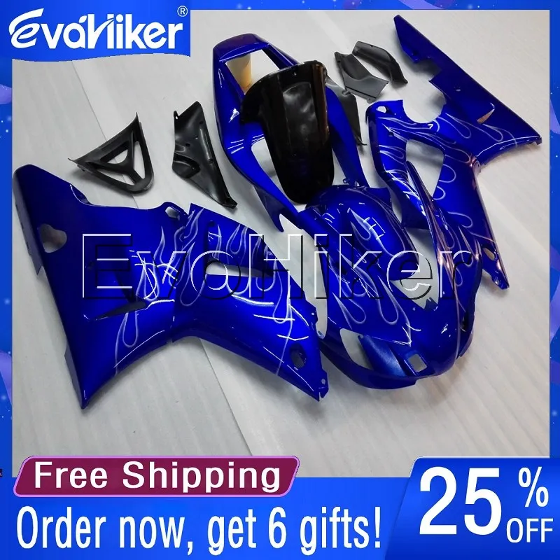 Изготовленный На Заказ обтекатель для мотоцикла YZF-R1 1998-1999 YZFR1 98 99 комплект кузова