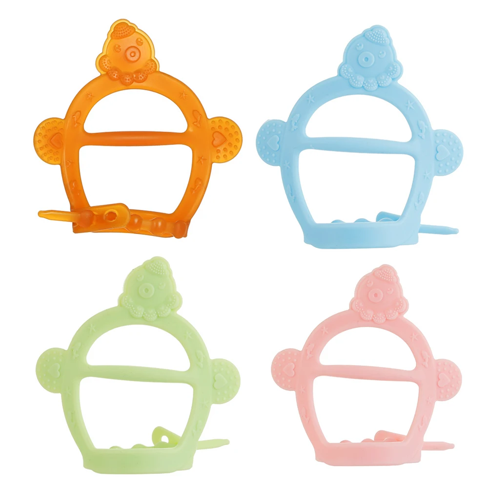 Силиконовые Зубные кольца для детей в форме осьминога|Детские прорезыватели| |